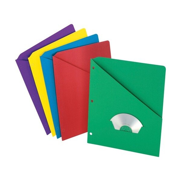 Pendaflex Slash Pocket Divider, 3HP, 8-1/2inx11in, 2 Assorted, 25PK PFX32940 - main
